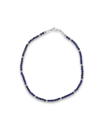 Blue Lapis 16 & Navajo Beaded Necklace