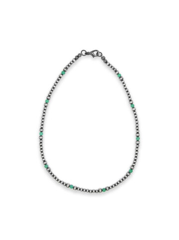 Navajo Pearl & Chrysoprase Necklace Product Image