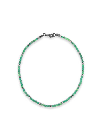 Chrysoprase & Navajo Pearl Necklace Product Image