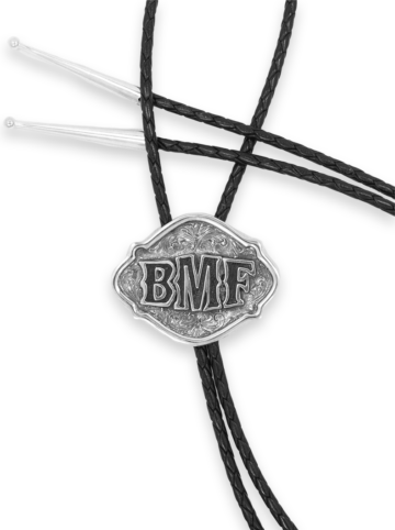 BL003 Vincent Bolo Tie with Black Leather Product Image