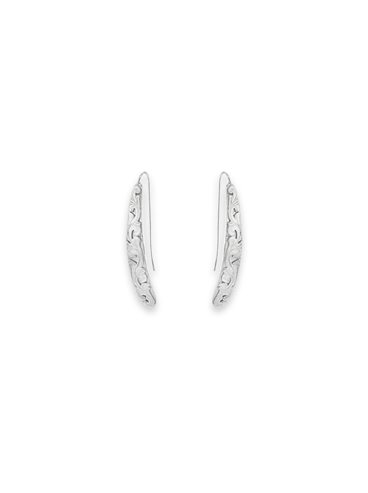 Silver Threader Earrings Product Image