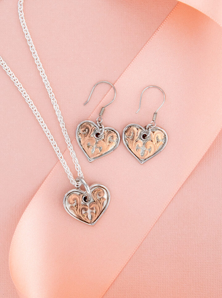 Rosie Heart Earrings Product Image
