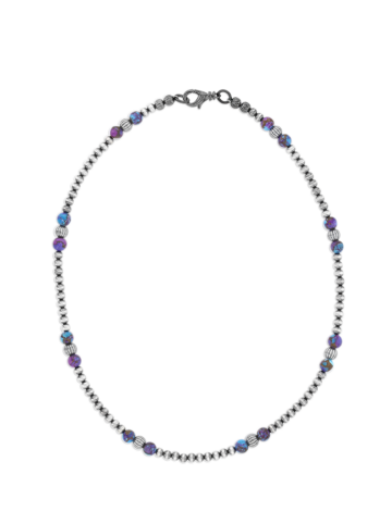 N143 -18 Navajo Pearl Purple Turquoise