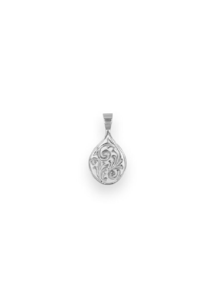 Silver Scroll Pendant Small Product Image