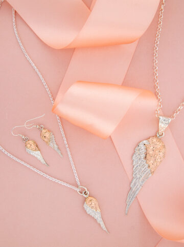 Rose Gold Angel Wing Set Product image