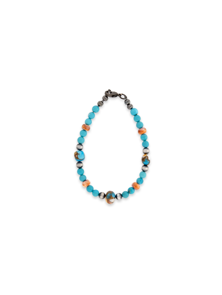 Navajo Pearl & Desert Plain Bracelet Product Image