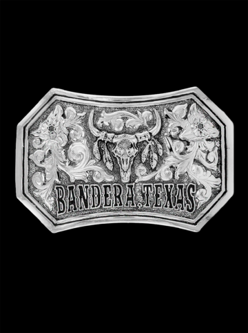 Custom Bandera Belt Buckle