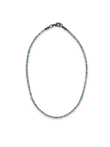 Navajo Pearl & Amazonite Necklace