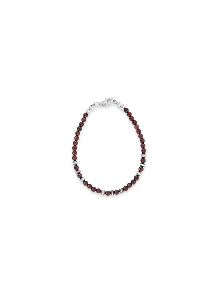 BC079-Garnet-Navajo-Beaded-Bracelet