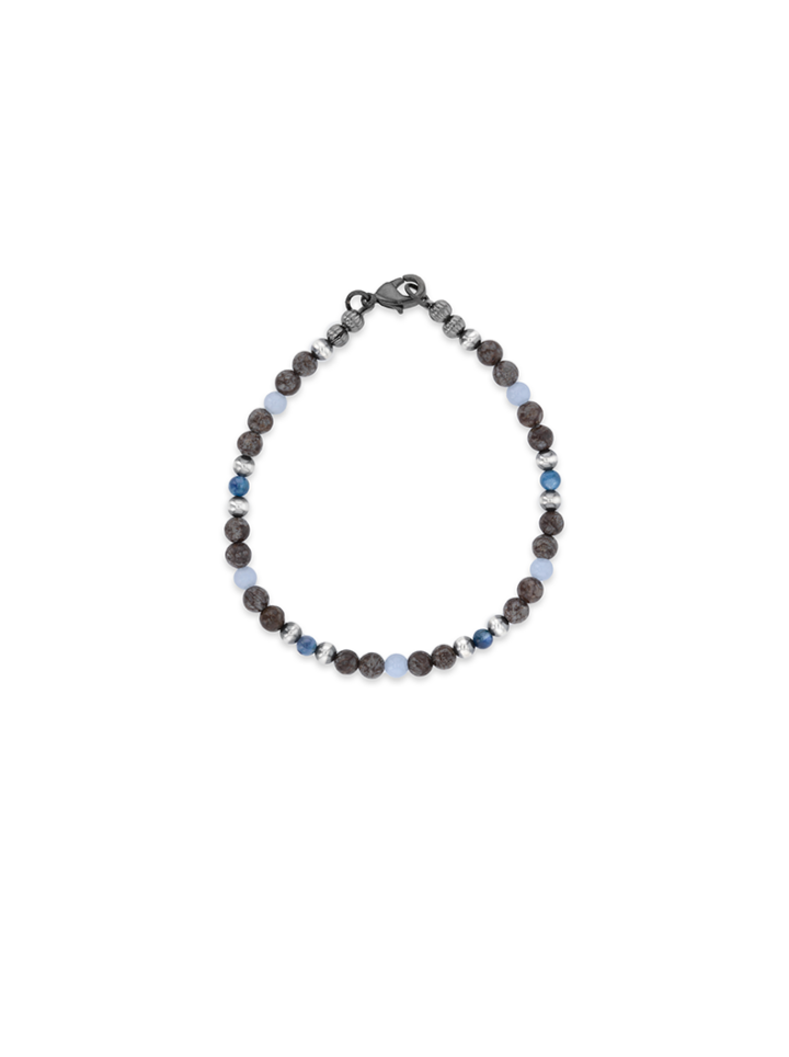 BC077 - Denim & Dirt with Navajo Pearl Bracelet Product Image