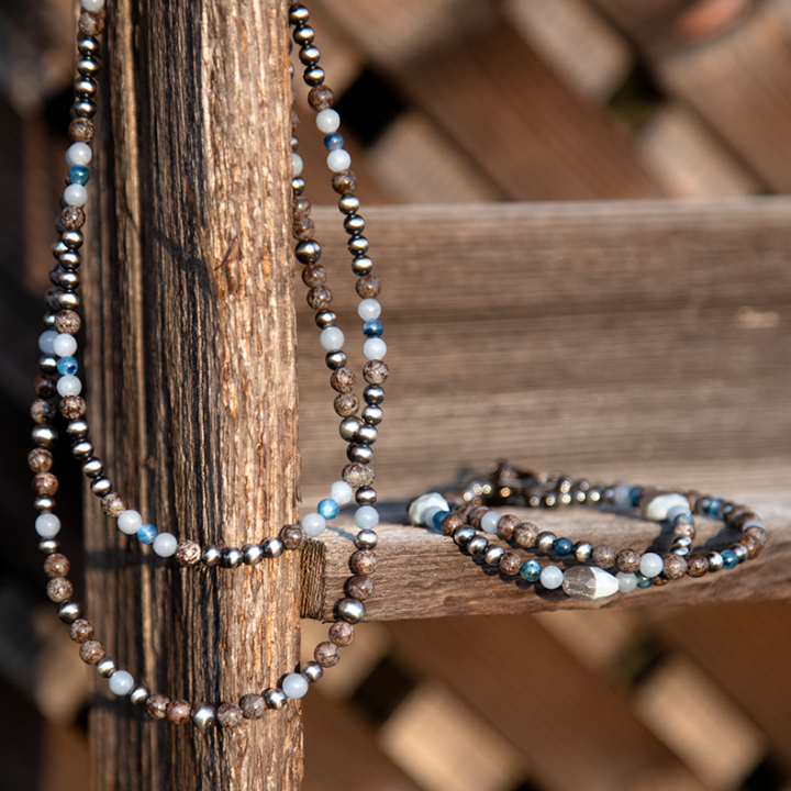 Denim & Dirt Bead Set