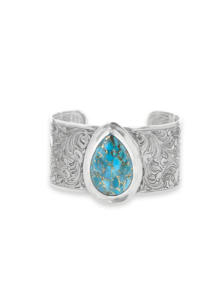 RRB034 - Texas Lago Turquoise Cuff