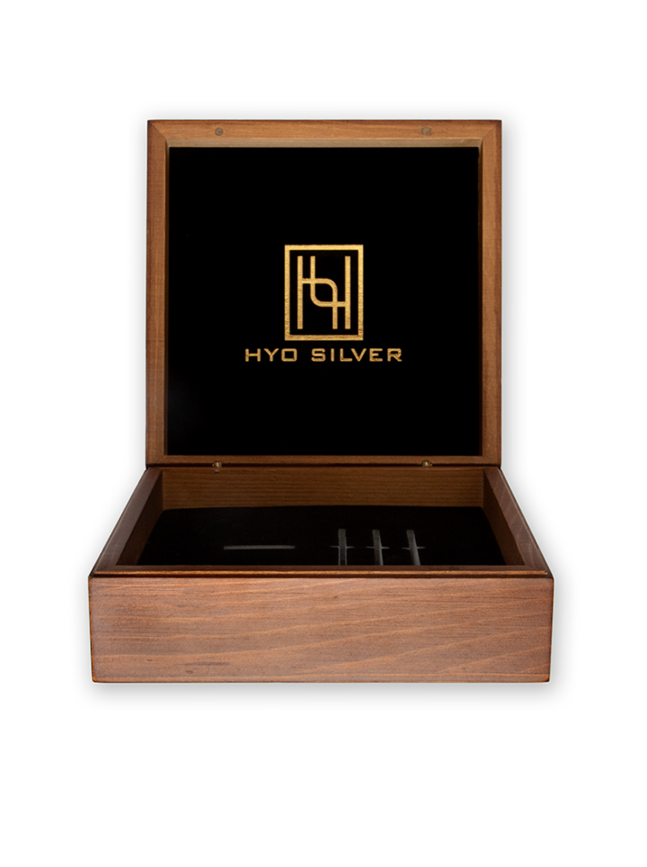 Wood Presentation Box Product Image with Logo