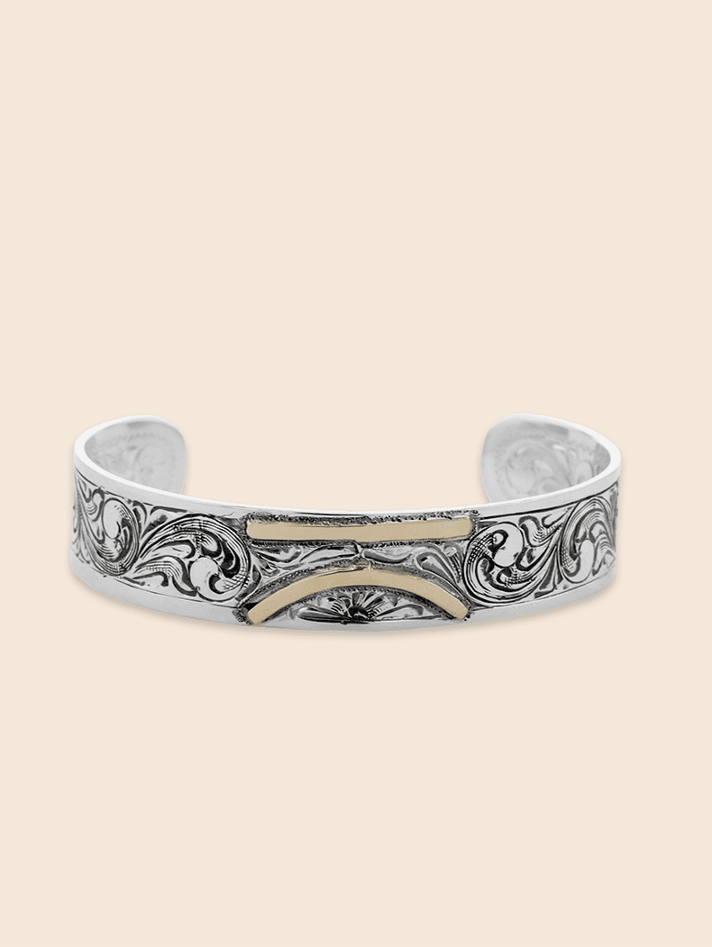 Initial Cuff Bracelet | Custom Cuff Jewelry | Hyo Silver