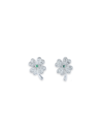 ER108 Lucky Clover Studs Product Image