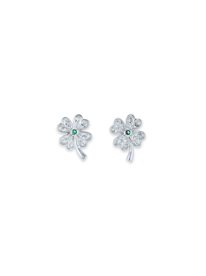 ER108 Lucky Clover Studs Product Image