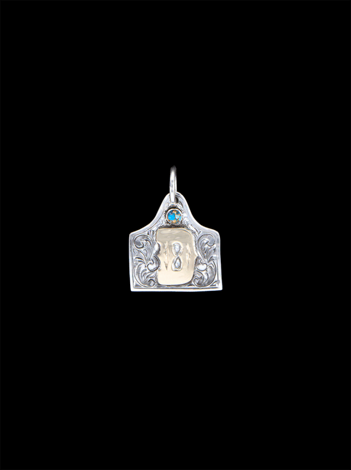 Small Custom Cow Tag Pendant - Image 9