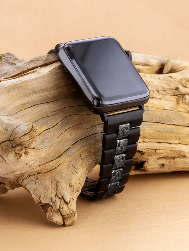 Black Slim Watch Band