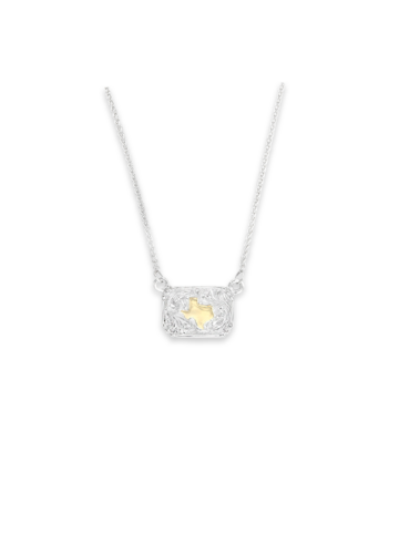 N151-YG- Yellow Gold Texas Necklace