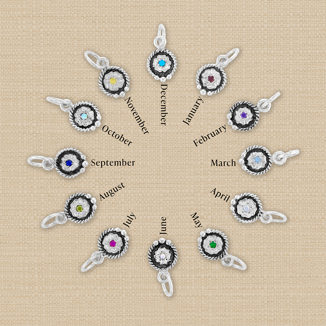 Birthstone Pendants from Hyo Silver