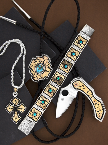 Gold Scroll Men's Collection