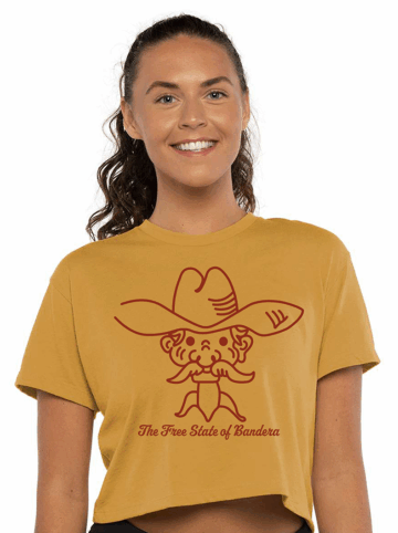 Cowboy Zeke Crop Top