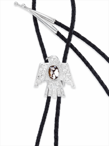 BL006-WJ Thunderbird Bolo Tie Jasper Product Image