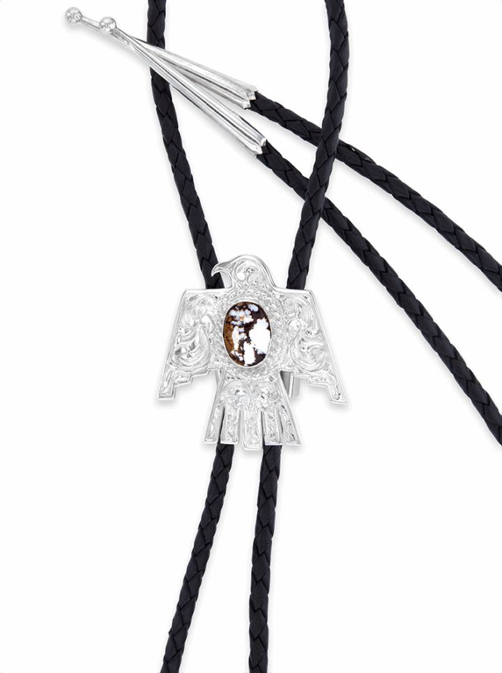 BL006-WJ Thunderbird Bolo Tie Jasper Product Image