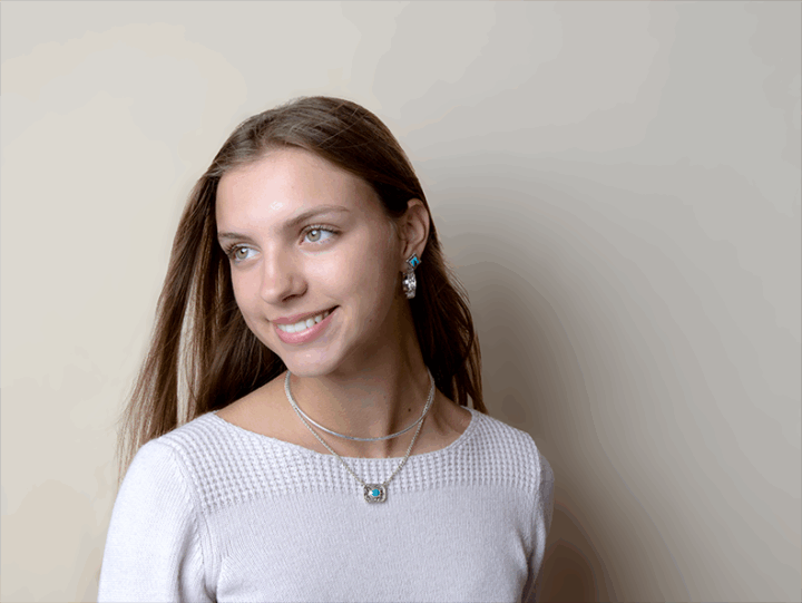 Tourquoise Oakly Post Earrings