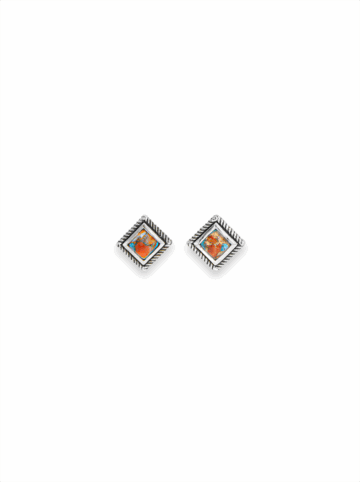 RRER074-SO Oakley Turquoise Posts with Spiny Oyster Turquoise