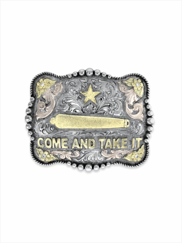 TXSB019 Come & Take It Belt Buckle